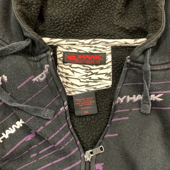 Tony Hawk Boys Zip Up Hoodie Sweater Skater Size XXL - Picture 3 of 8
